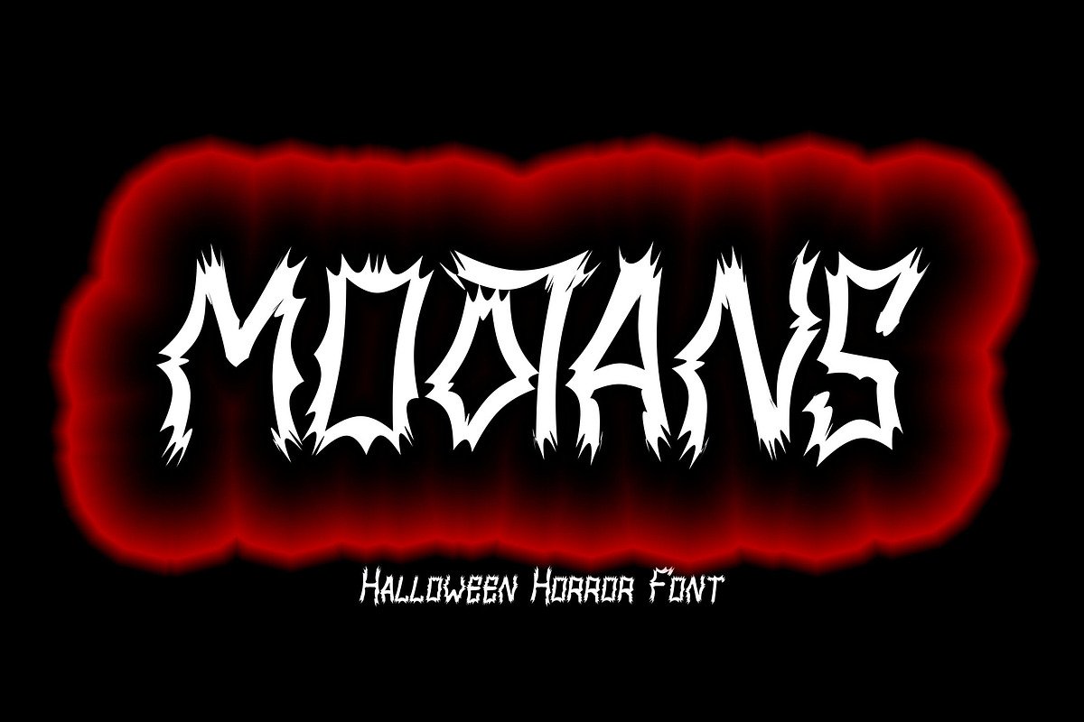 MOOTANS - Halloween Font, a Font by NTC Graphic (Photo 1 of 8)