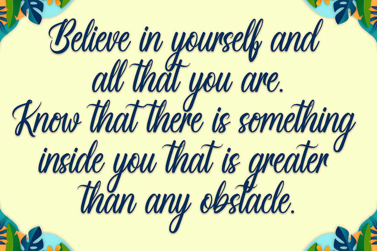 Paradise | Handwriting Calligraphy, a Handwritten Font by Aveni Letter Type (Photo 7 of 14)