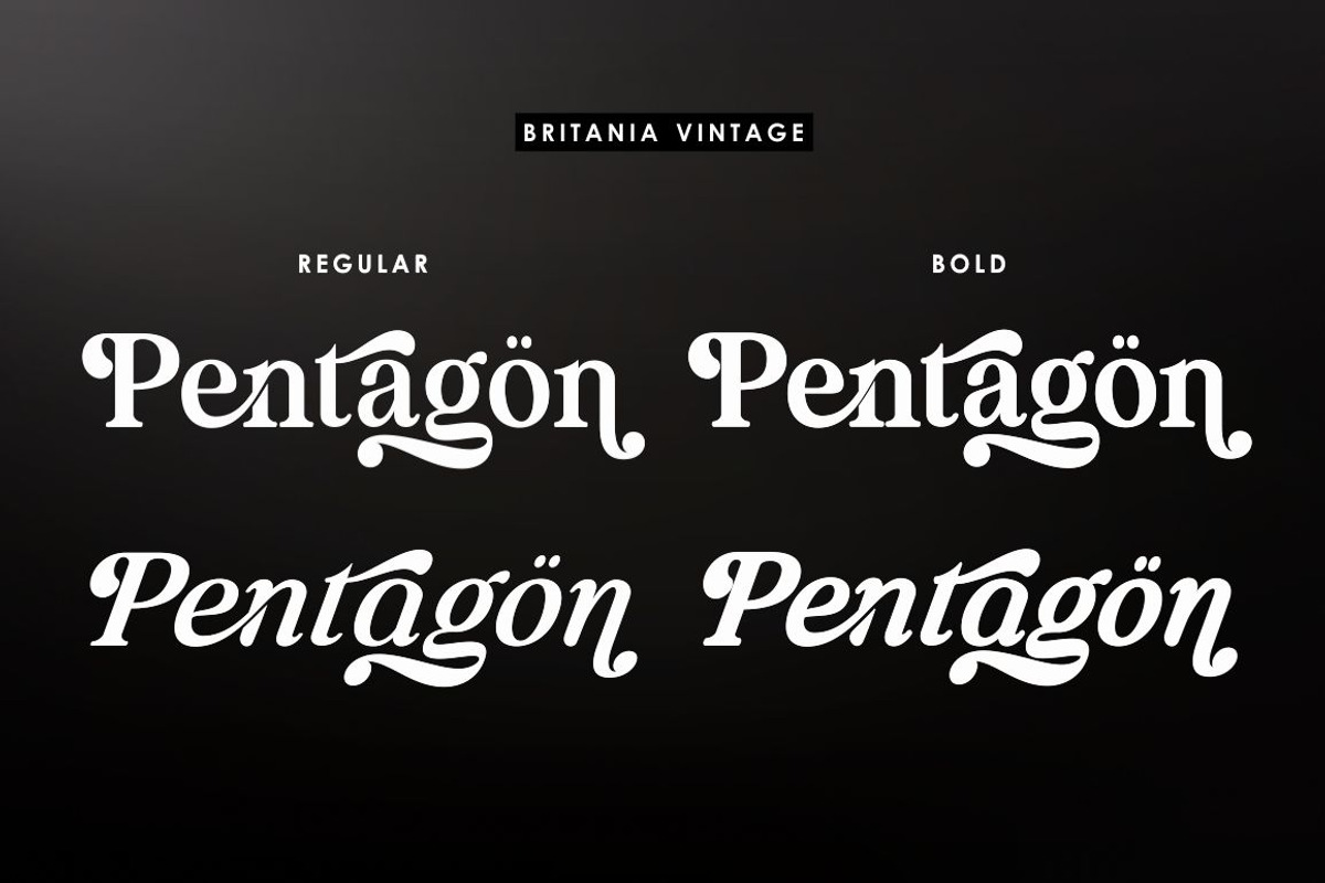 Britania Vintage, a Serif Font by Max.co Studio (Photo 8 of 13)