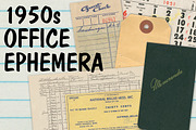 Mid-Century Office Ephemera, an Object Graphic by Piddix Archives (Thumbnail 1 of 2)