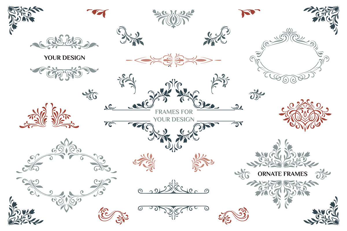 Vector Decorative Graphic Elements, an Object Graphic by Molly art (Photo 4 of 13)