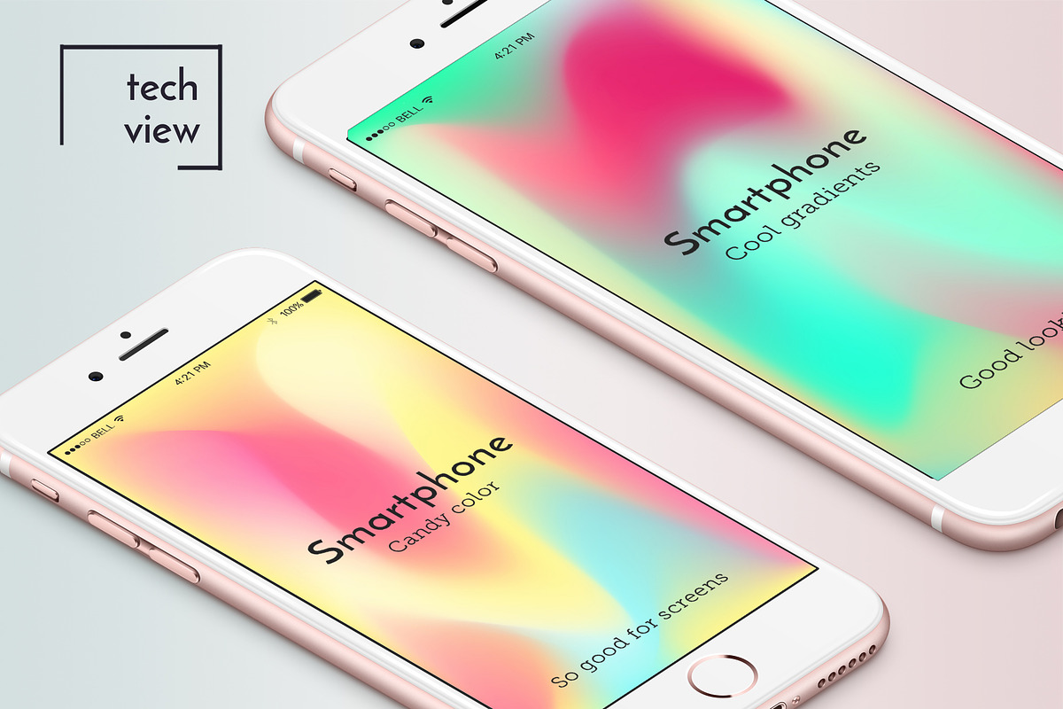 Holographics & fancy gradients set, a Texture Graphic by ZapolzunArt (Photo 4 of 9)