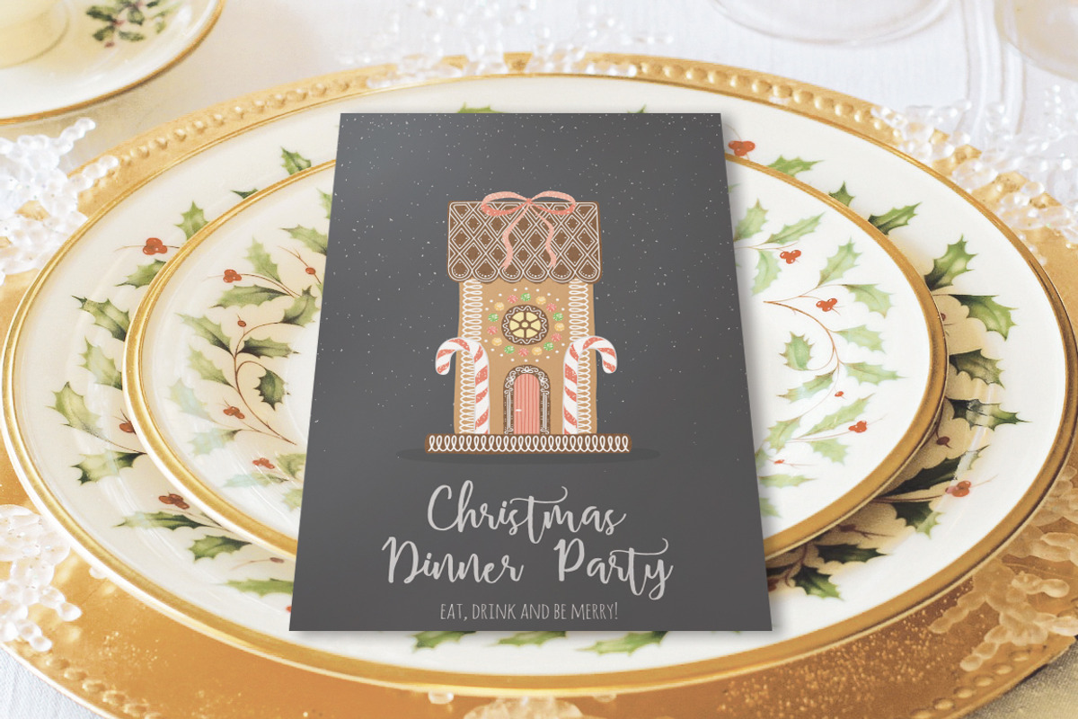Christmas Gingerbread House Creator, a Decorative Illustration by Euonia Meraki (Photo 9 of 13)
