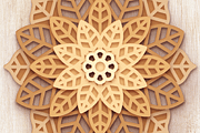 3D Poinsettia Flower Mandala, an Object Graphic by Arshad Ali (Thumbnail 3 of 8)