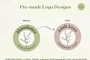 Wellness Logo Branding Kit, a Branding & Logo Template by Hell Yeah Designs (Thumbnail 2 of 5)