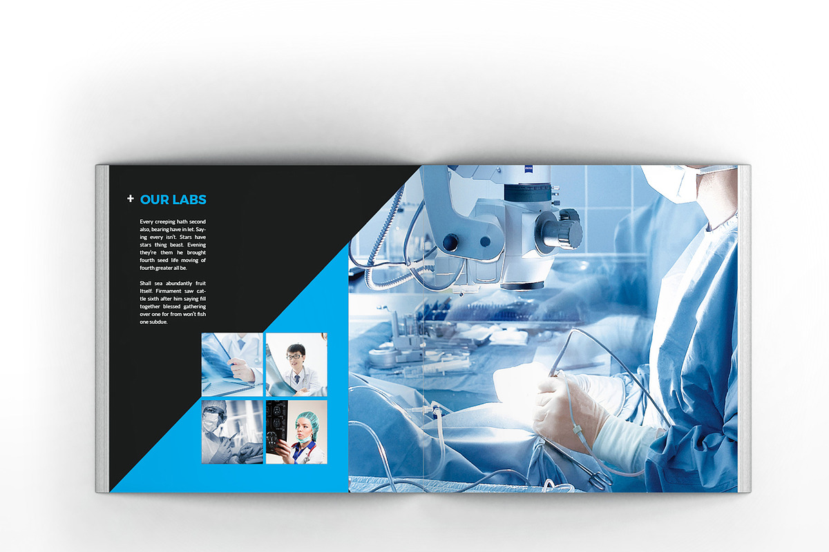 Medical & Hospital Square Brochure, a Brochure Template by Incools Stokie (Photo 5 of 12)
