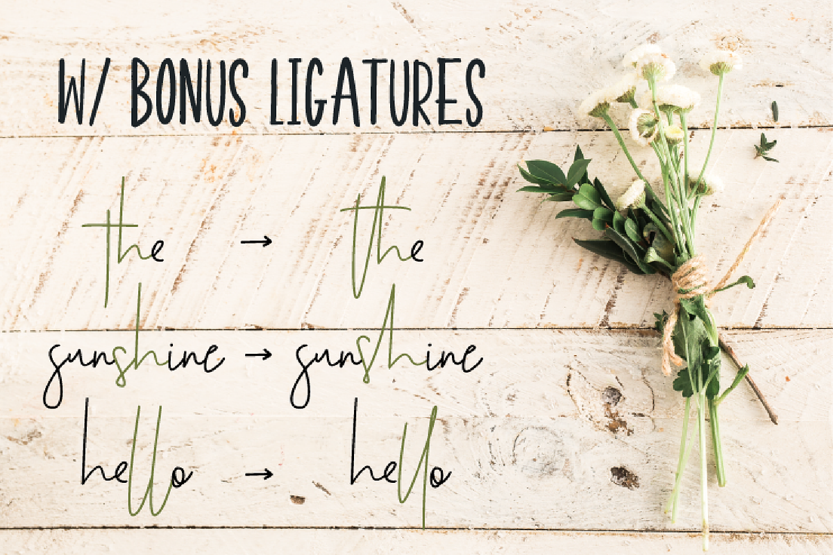 Premium Font Bundle, a Script Font by Flycatcher Design (Photo 25 of 140)