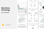 A4 Business Strategy Google Slides, a Presentation Template by JetzTemplates (Thumbnail 1 of 8)