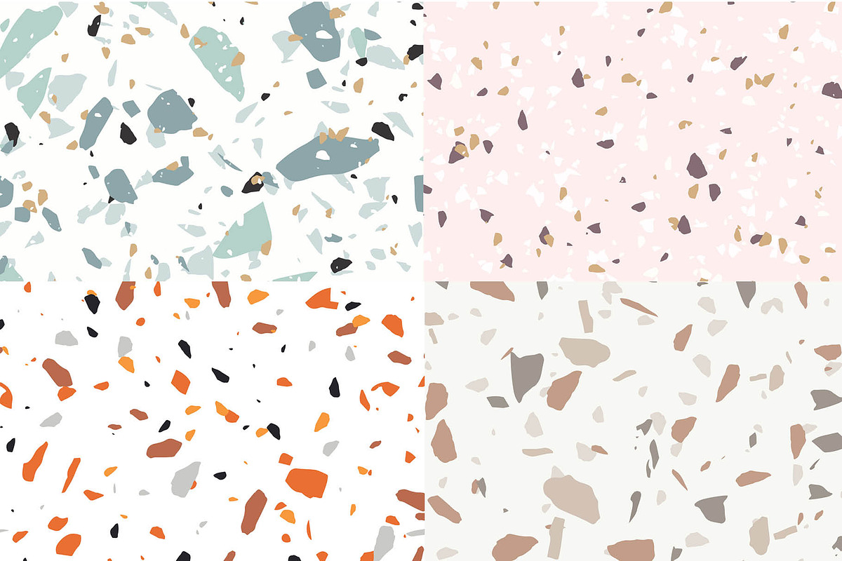 Terrazzo Patterns, a Graphic by Designdell (Photo 3 of 4)