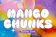 Mango Chunks | Bubble Font