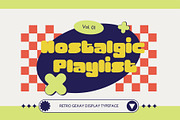 Retro Gexay - Retro Font, a Sans Serif Font by Nirmana Visual (Thumbnail 2 of 3)
