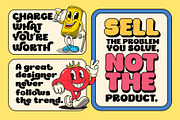 Dinfest Bold - Retro Font, a Sans Serif Font by Graptail (Thumbnail 4 of 8)