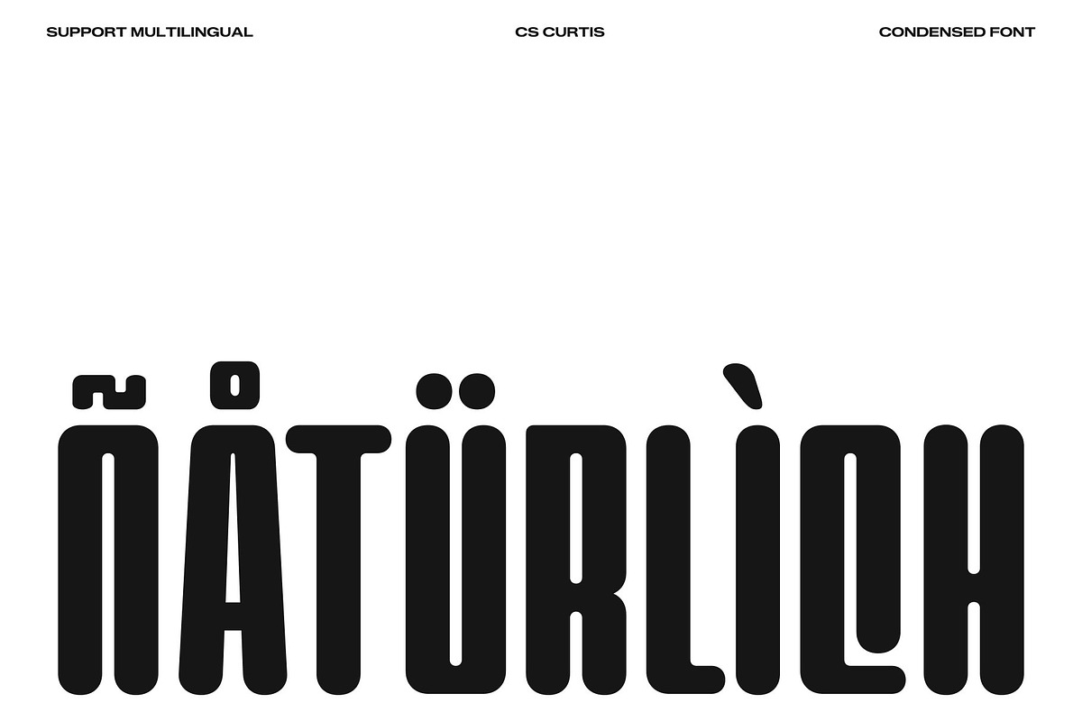 CS Curtis – Condensed Font, a Sans Serif Font by Craft Supply Co. (Photo 7 of 8)
