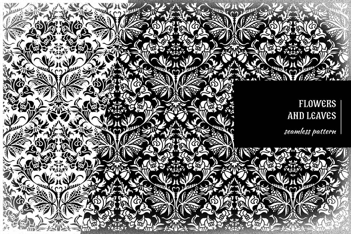White garden. Seamless patterns, a Pattern Graphic by OlgaSoi007 (Photo 9 of 10)