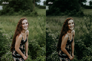 10 Dark Green Lightroom Presets