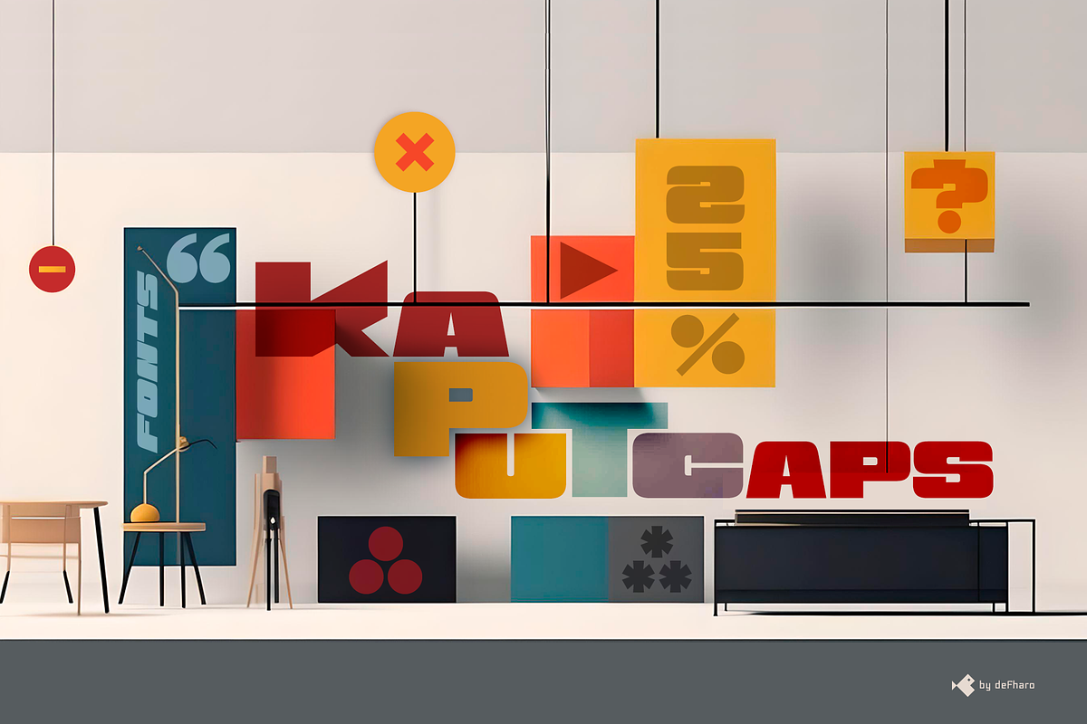Kaput Caps Display - 02 fonts, a Sans Serif Font by deFharo (Photo 10 of 12)