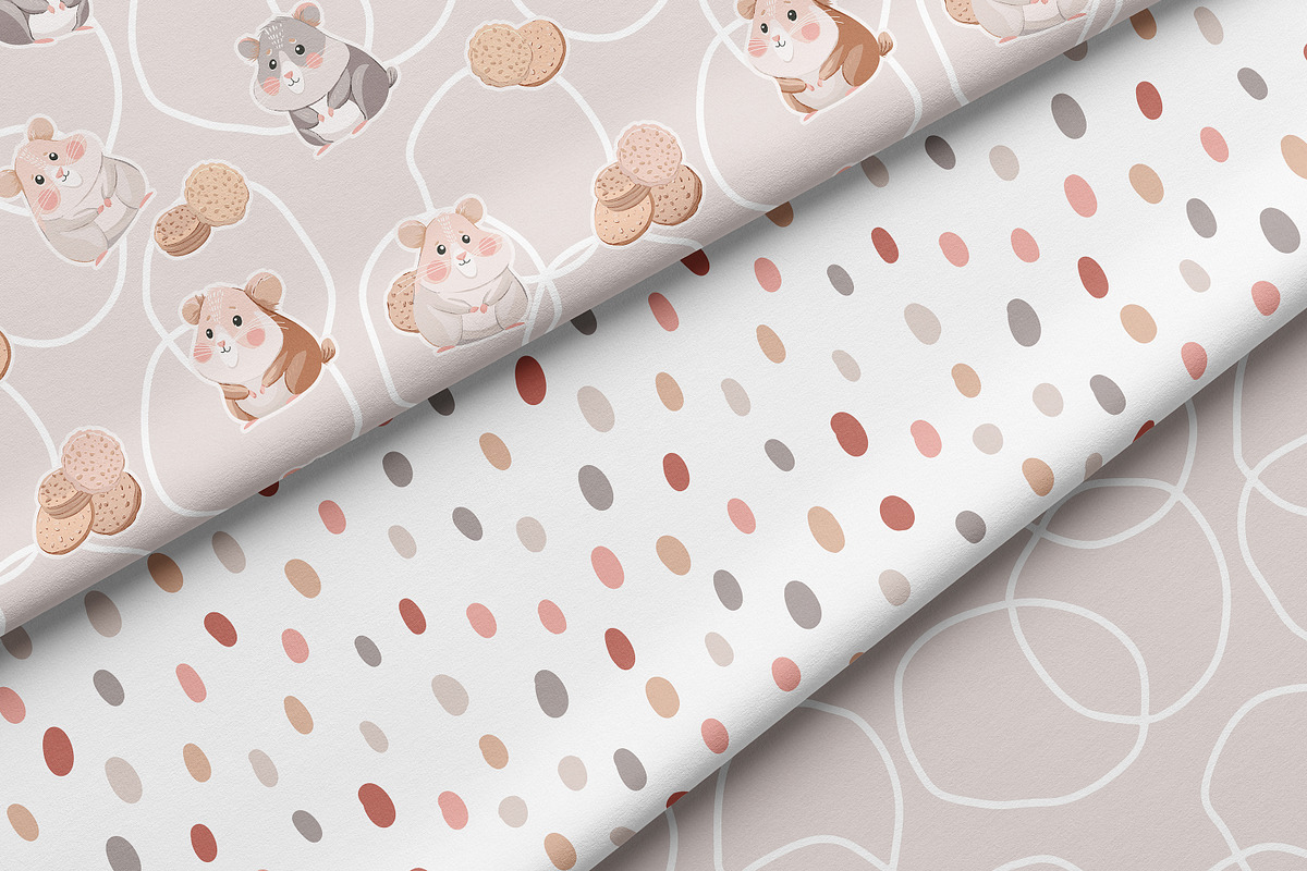 Seamless Kids Pattern Collection, a Pattern Graphic by PROTEA Watercolor Studio (Photo 8 of 9)