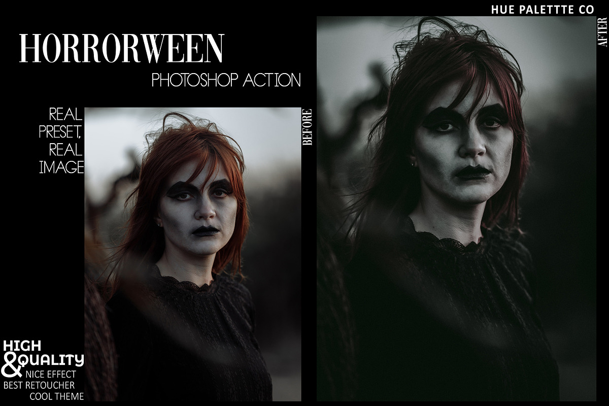 10 Bloody Halloween Photoshop Action, an Action Add-On by Hue Palettte Studio (Photo 8 of 10)