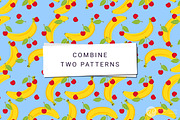 12 Fruit Vector Patterns, a Pattern Graphic by Anne Elster Design (Thumbnail 3 of 4)
