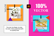 9 POP Bold Instagram Post Template, a Social Media Template by digitalsbydepi (Thumbnail 5 of 5)