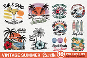 Vintage Summer Sublimation Bundle, a Photo by Actual Pixel (Thumbnail 1 of 12)