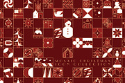 Mosaic Christmas Icon Collection, a Seasonal Illustration by Anna (Thumbnail 1 of 12)