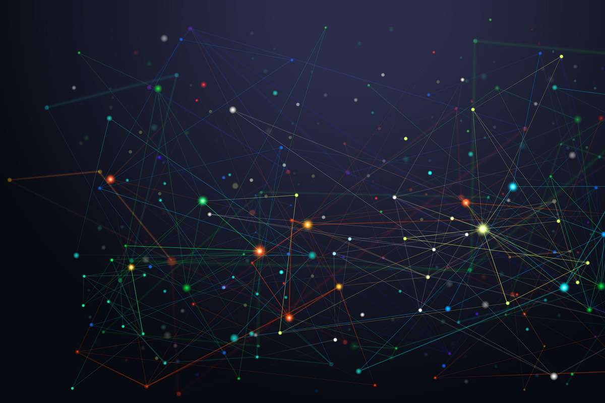 Abstract low poly background, a Technology Illustration by ANTON KHRUPIN ART (Photo 1 of 2)