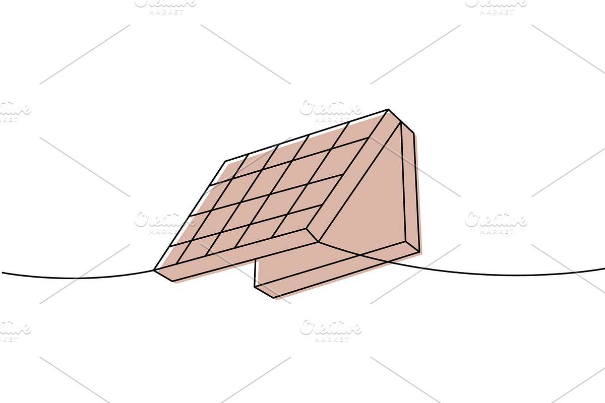 Minimalist line art of a folded, an Illustration by GraphiShop