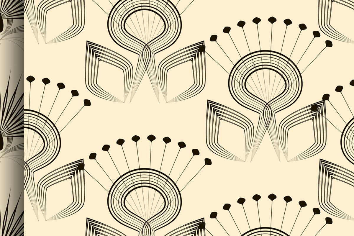 Patterns modern backgrounds Art Deco, a Pattern Graphic by Futurel (Photo 4 of 5)