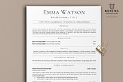 Resume template / CV template, a Resume Template by UResume (Thumbnail 2 of 8)