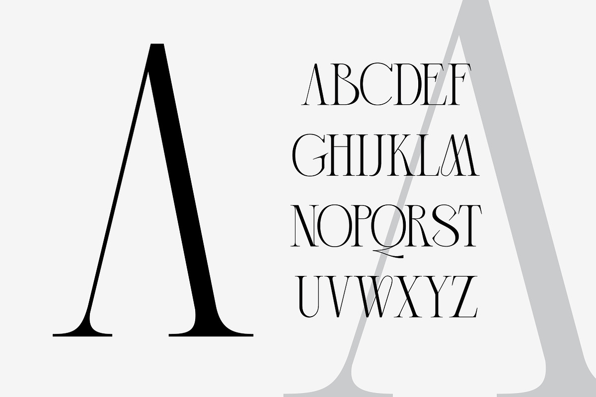 Lazior | Contemporary Serif Typeface, a Serif Font by Artdez (Photo 4 of 6)