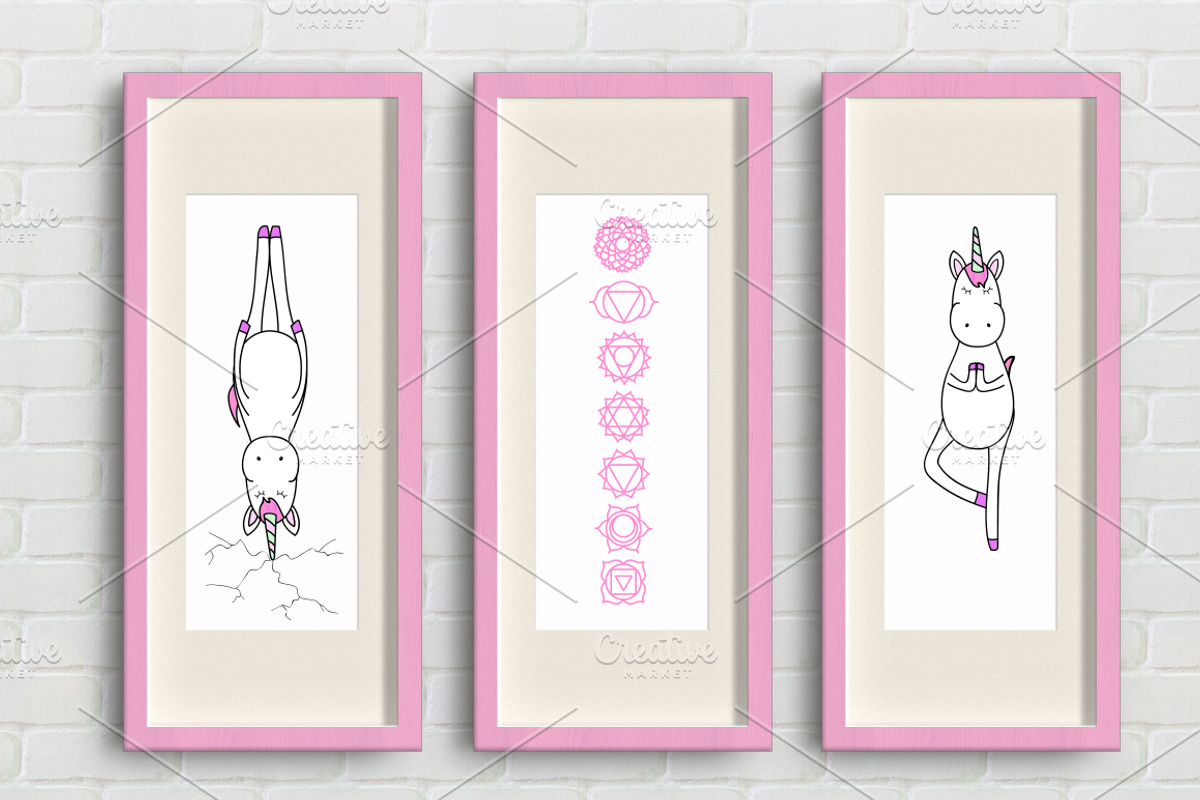 Unicorn's yoga set, an Illustration by CallMeStasia (Photo 6 of 6)