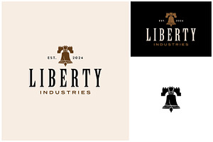 Philadelphia Liberty Bell Logo, a Branding & Logo Template by Enola99d