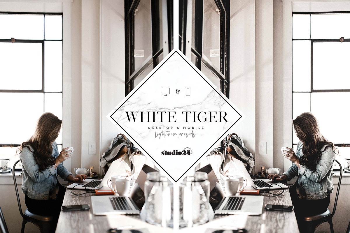 Bright white blogger preset preview 3