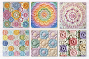 Pastel Throw Blanket Knitted Pattern, a Pattern Graphic by CreationArt (Thumbnail 5 of 6)