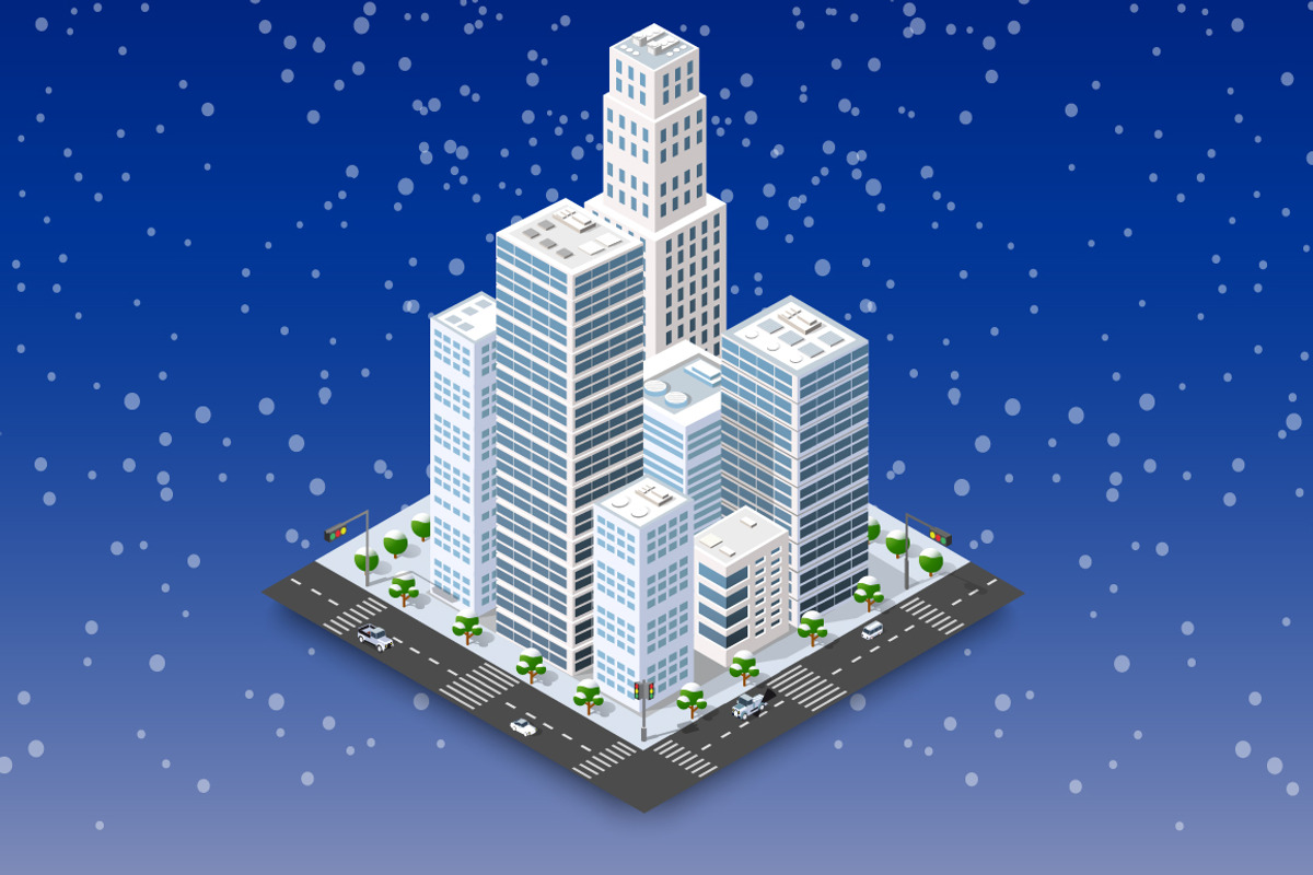 Bundle city set, a Technology Illustration by AlexZeL (Photo 9 of 13)