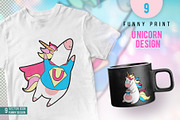 Pink unicorn sticker pack, patch, an Animal Illustration by WalnutBird (Thumbnail 3 of 5)