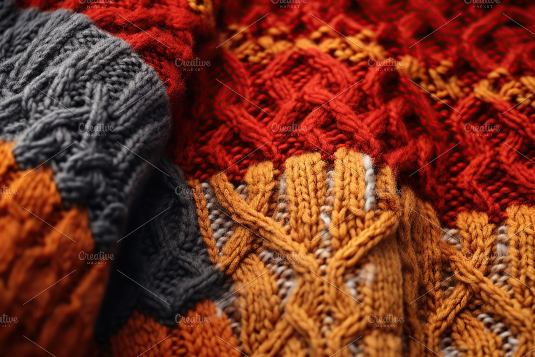 Background of colorful knitted sweater, a Beauty & Fashion Photo by AlyaAnd