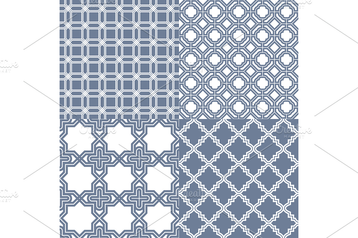 Set of geometry patterns, a Pattern Graphic by RODINA (Photo 1 of 3)