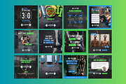 Gym/Fitness Social Media Templates, a Social Media Template by Sincerely Media (Thumbnail 6 of 7)