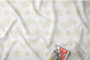 Hydrangea clipart with Gold elements, a Decorative Illustration by Nebbia (Thumbnail 4 of 6)