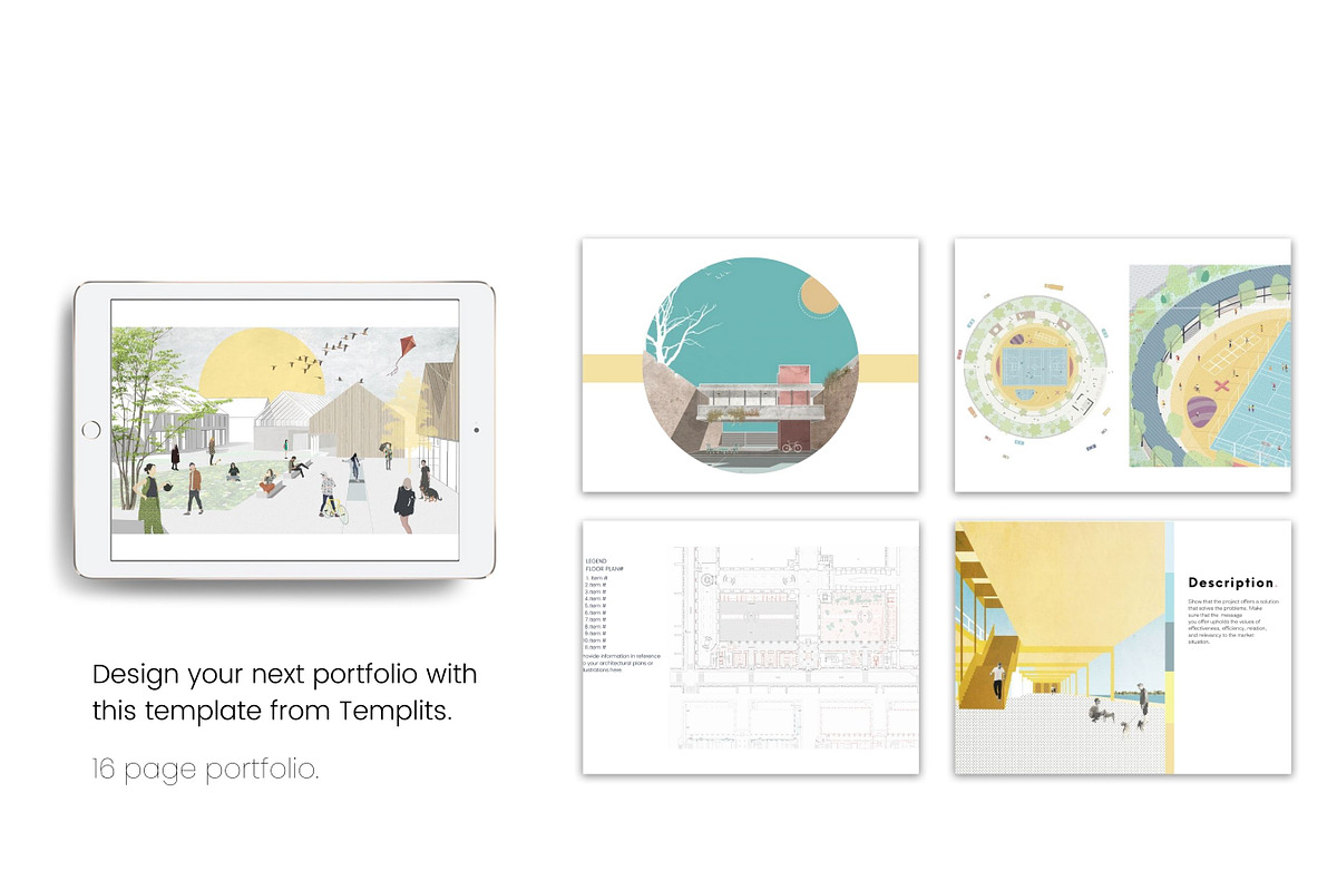 Architecture Portfolio Template, a Marketing Template by Templits (Photo 2 of 10)