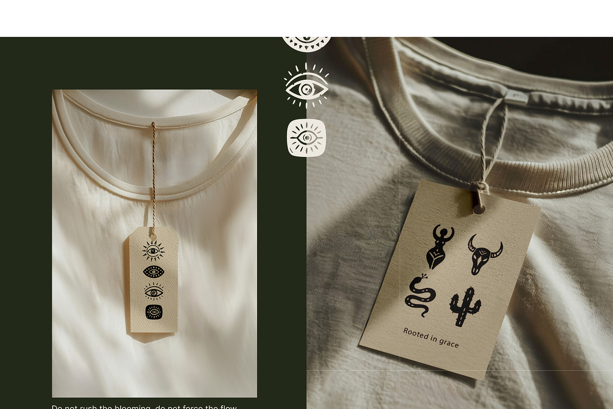 Mystic Tribal: Hand-Drawn Symbols, a Decorative Illustration by VectorBird (Photo 5 of 7)