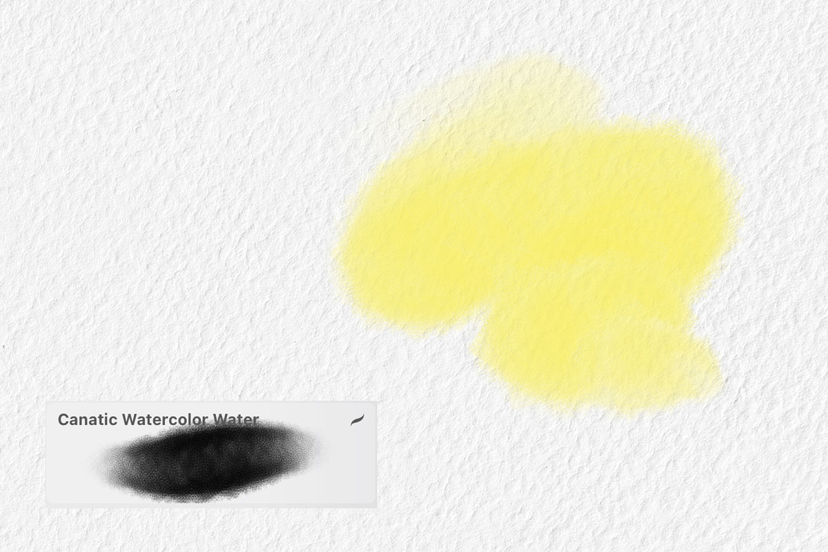 Watercolor Brushes for Procreate App, a Brush Add-On by Canatic (Photo 5 of 9)