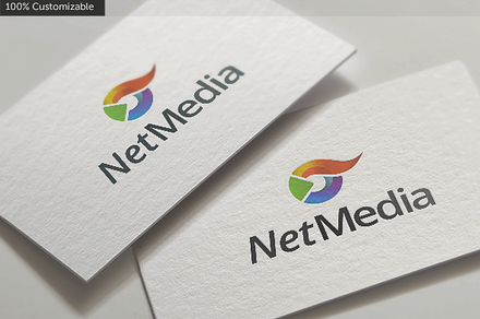 Net Media Logo Template