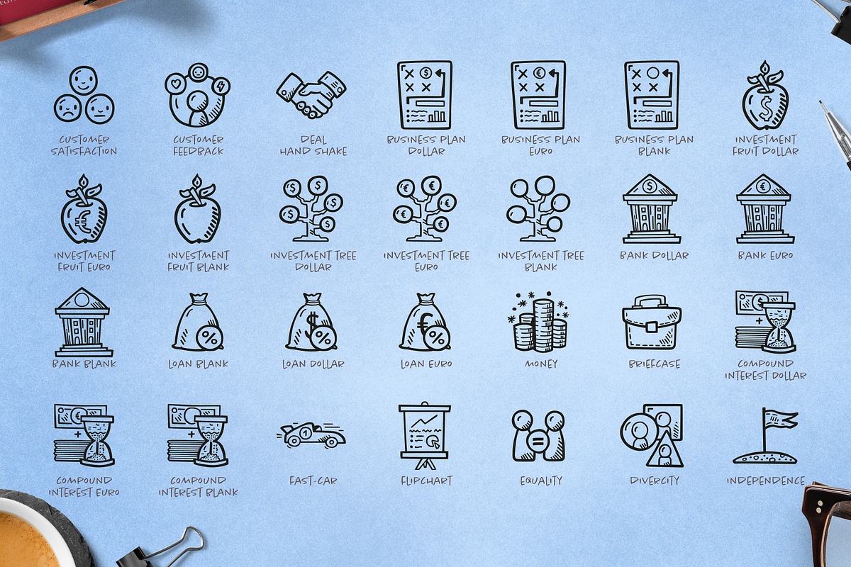 Business Icons - LITE, an Icon by Good Stuff No Nonsense (Photo 5 of 12)