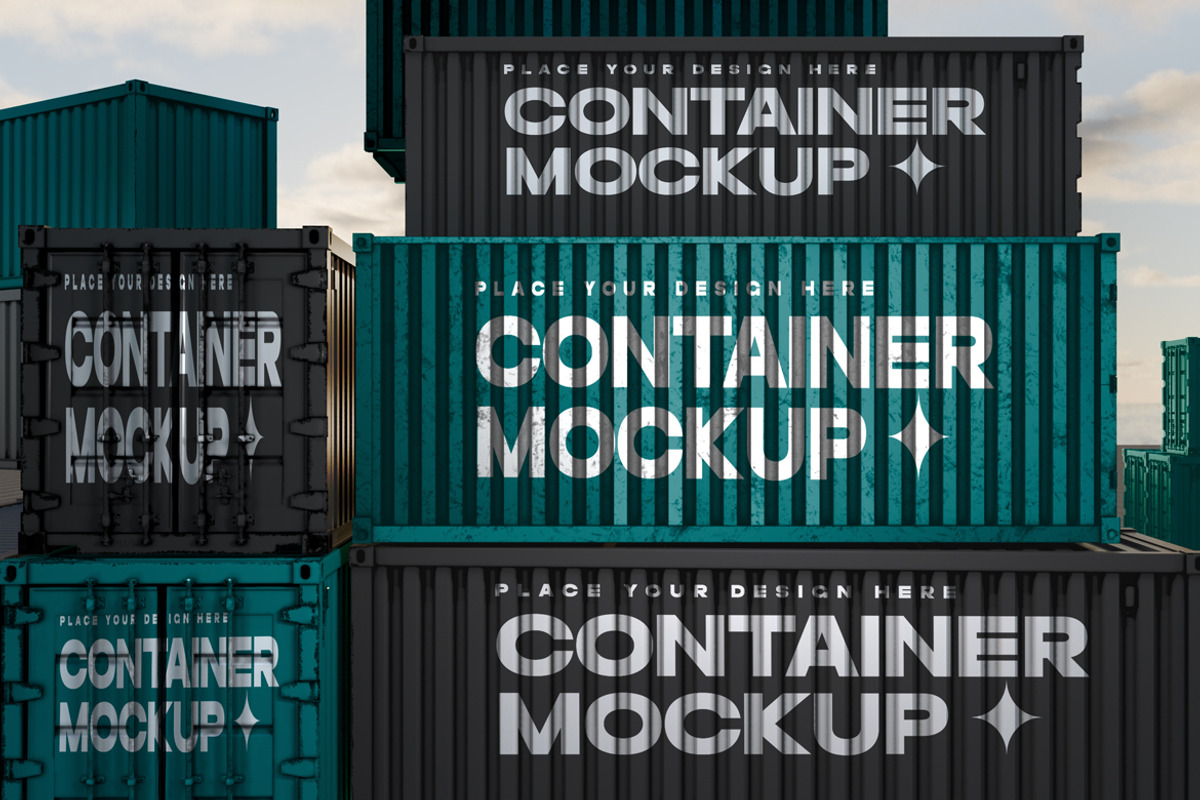 Container Mockup, a Mockup by Mockupnine (Photo 7 of 7)