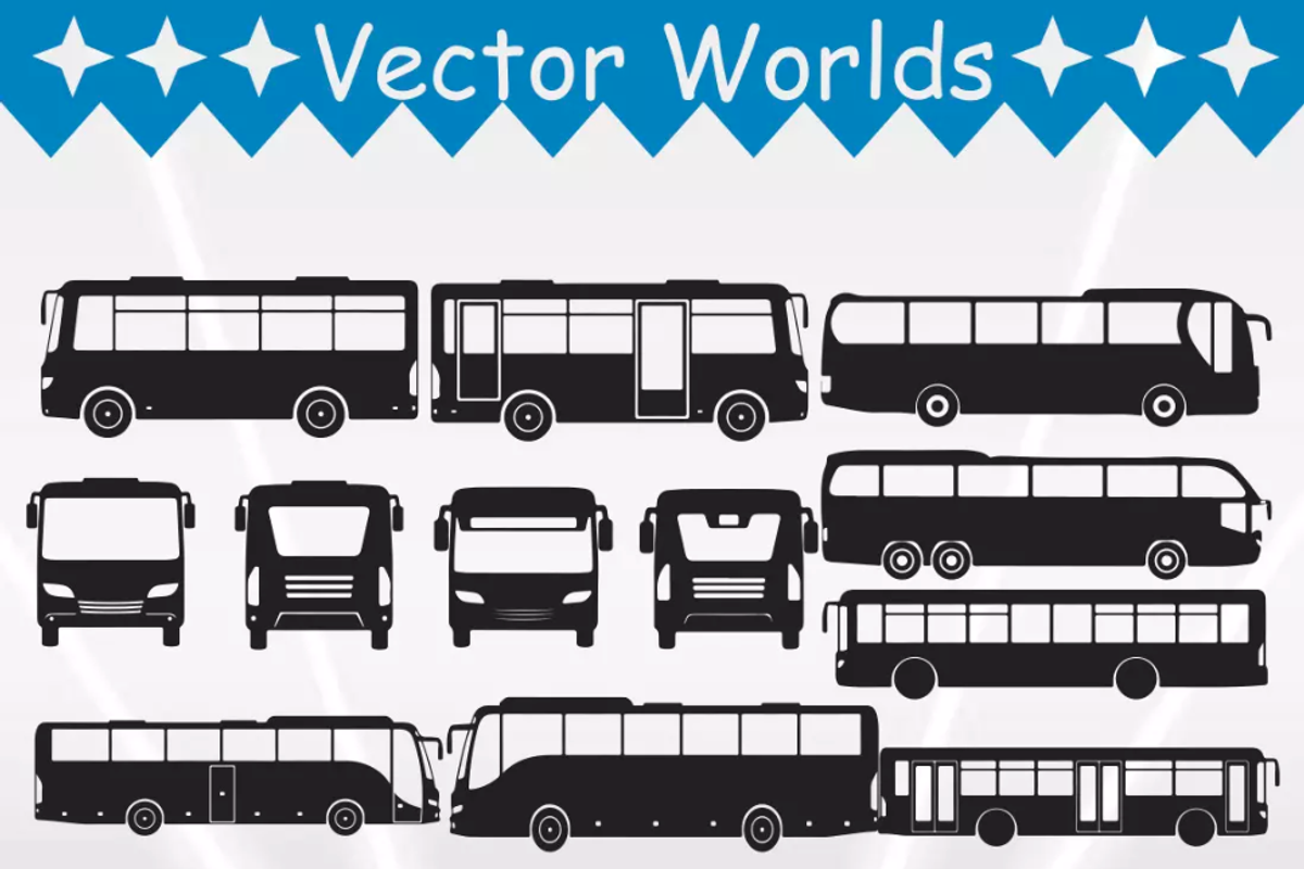 Bus Svg, Car Svg, an Object Graphic by VectorWorlds (Photo 2 of 3)