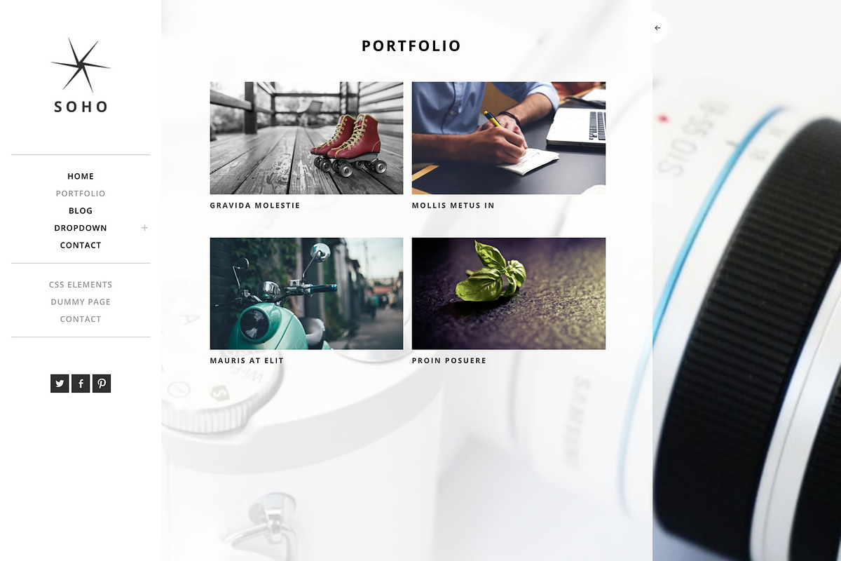 Soho - Modern WP Theme, a WordPress Template by Viva Themes (Photo 2 of 3)