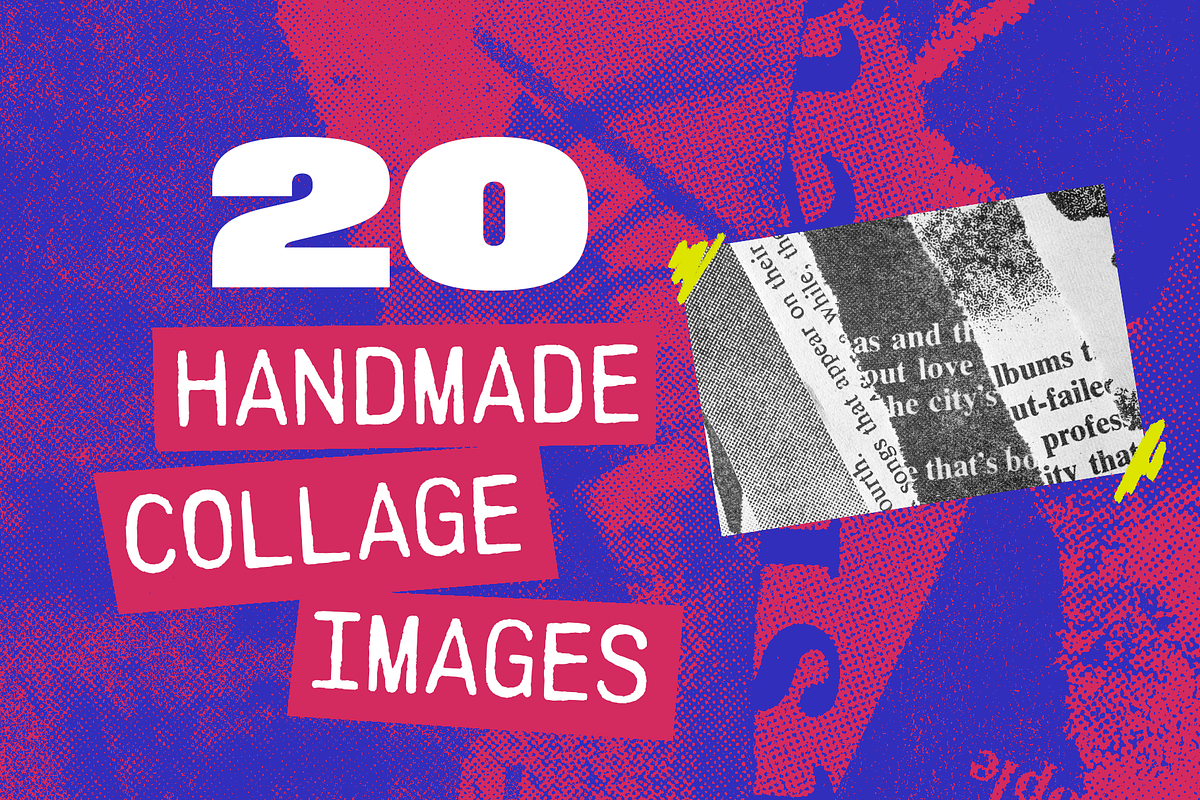 Halftone collage bonus pack Newsies!, a Texture Graphic by Creative Juice Project (Photo 1 of 4)